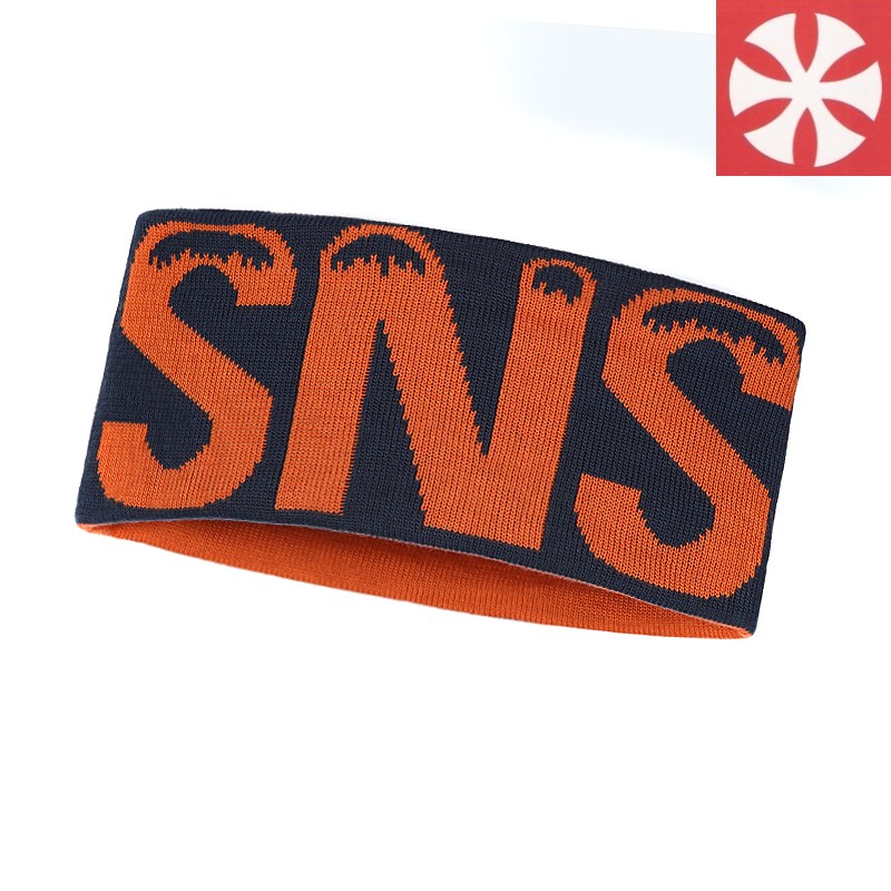 屲牌【wa】0047B 双面戴针织发带围脖瑜伽跑步帽子冬季户外马拉松