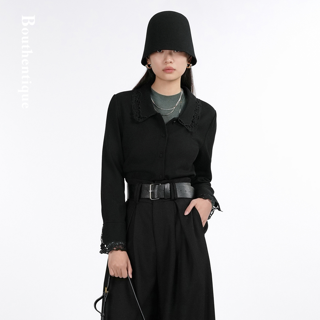 BouthentiqueBouthentique优雅长袖衬衣222421N2M32