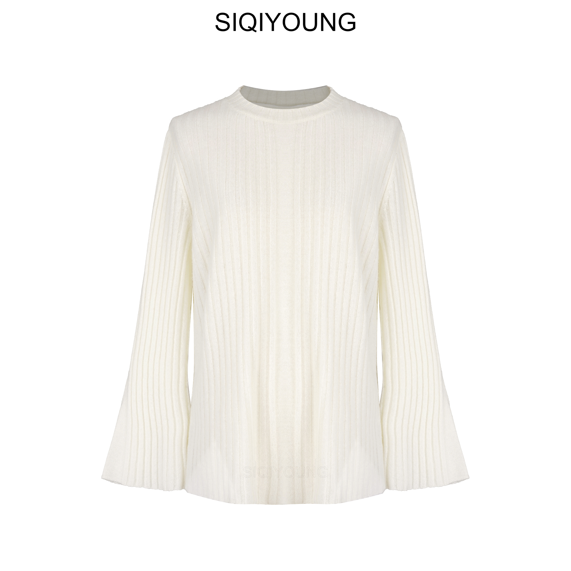 SIQIYOUNG竖条纹针织上衣
