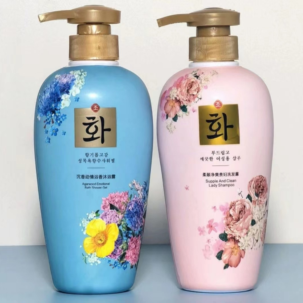 韩芬香氛洗发水沐浴露补水持久留香保湿滋养顺滑清爽水润家庭装