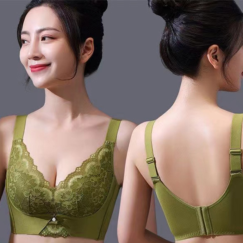 2023爆款女士内衣文胸无钢圈调整型小胸聚拢收副乳防下垂胸罩上托