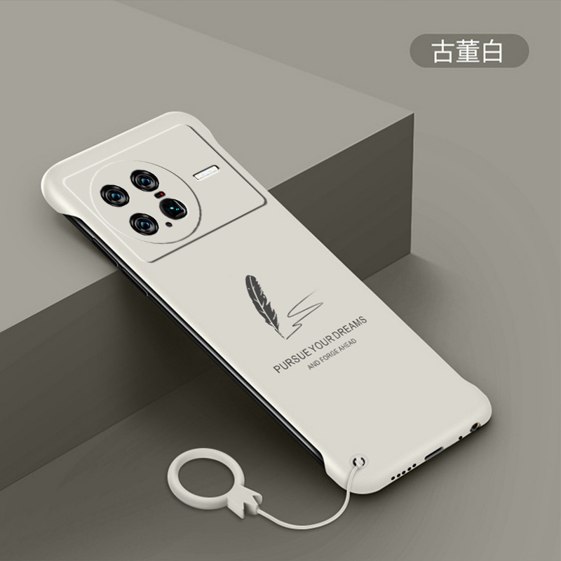 适用于vivoxnote手机壳XNOTE无边框超薄磨砂硬壳简约羽毛款VIVO新
