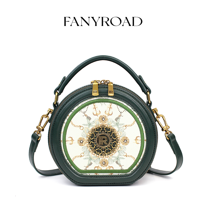 FANYROAD2023新款百搭夜光亚特兰蒂斯系列手提单肩斜挎包FR23256