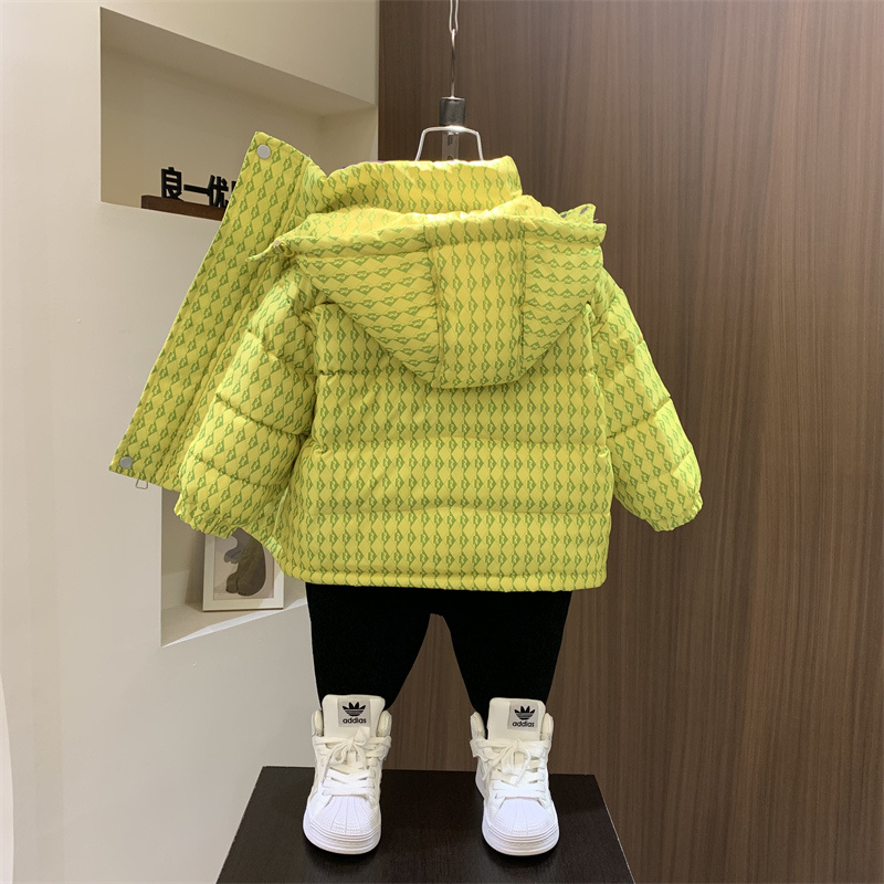 男童冬装棉服冬季23新款洋气宝宝加厚棉袄外套儿童加厚秋冬装棉衣