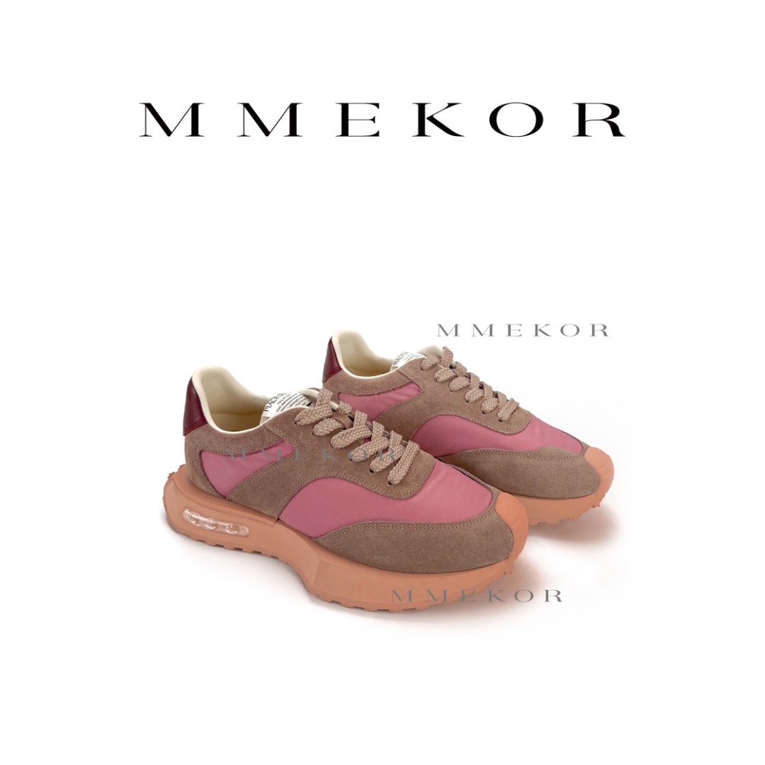 MMEKOR 撞色厚底阿甘鞋 25068     美式复古风拼色百搭低帮潮流鞋