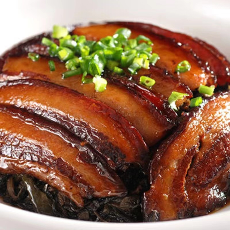 正宗虎皮梅菜扣肉大碗装500g预制菜加热即食下饭菜下酒菜年货好吃