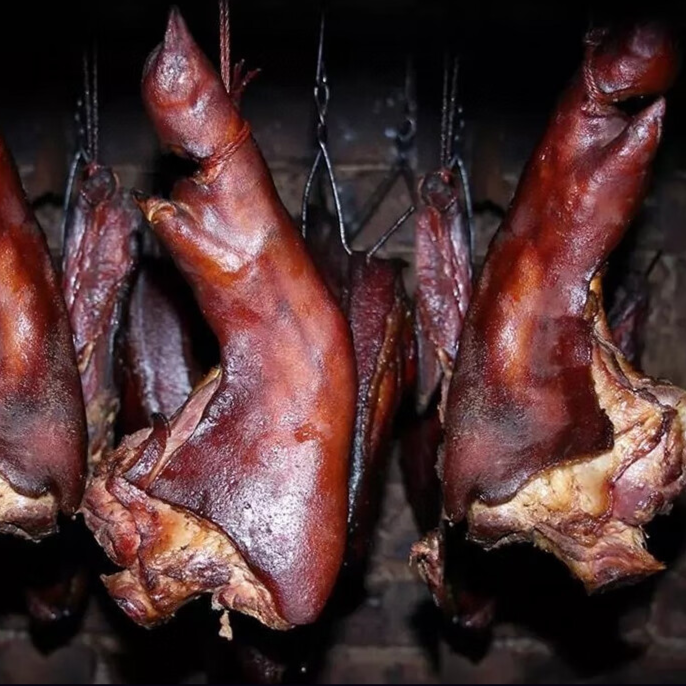 黔小乾土货农家烟熏腊猪脚营养严选真空包装浓郁肉质冷藏生食常温