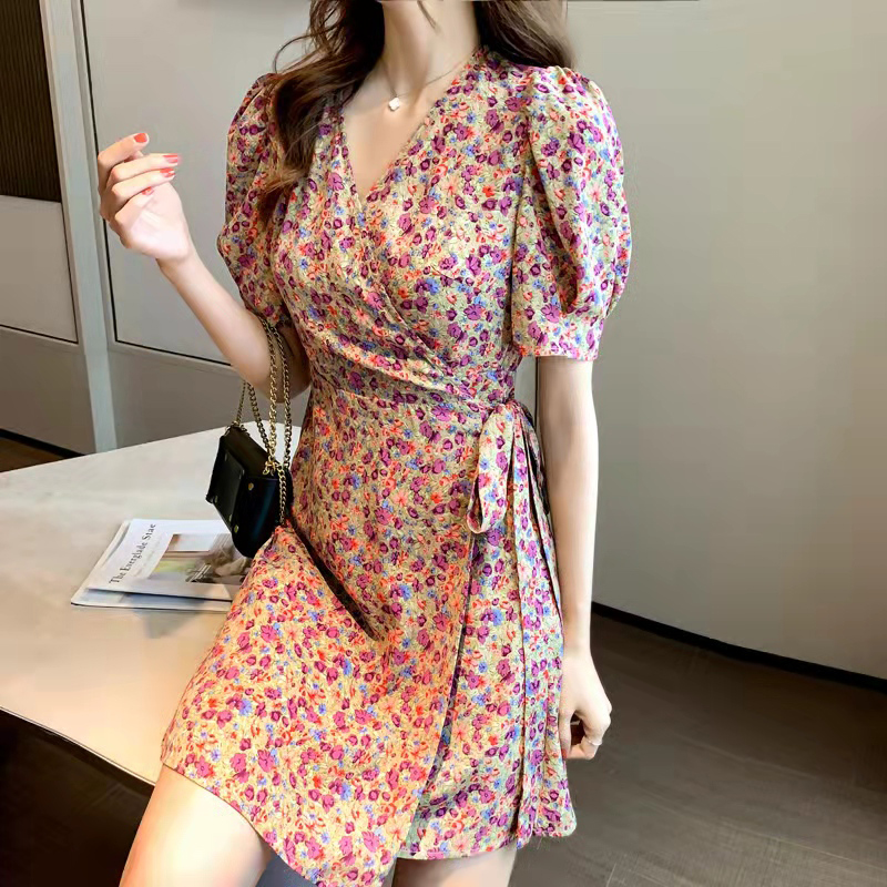 宝藏衣橱RR收腰显瘦一片式连衣裙8057