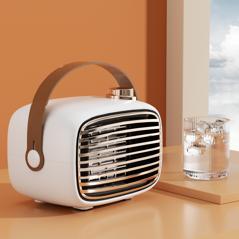 私人专属迷你小型便携式台式桌面取暖器500W办公家用暖风机