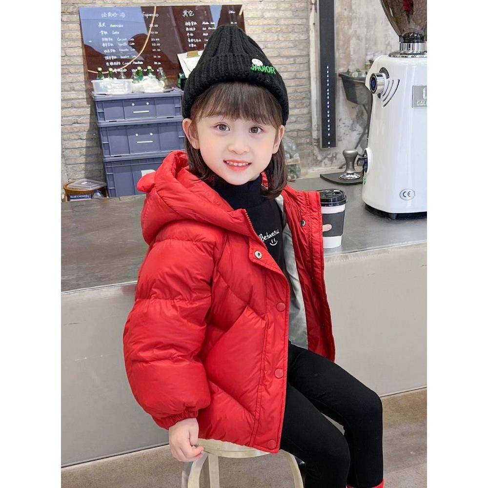 女童棉服2023新款女宝宝保暖加厚冬季儿童冬装保暖棉新品洋气外套