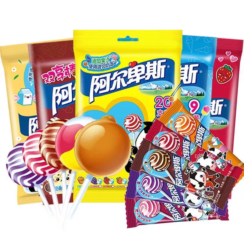 阿尔卑斯棒棒糖混合味儿时怀旧儿童糖经典原味水果儿童小零食批发