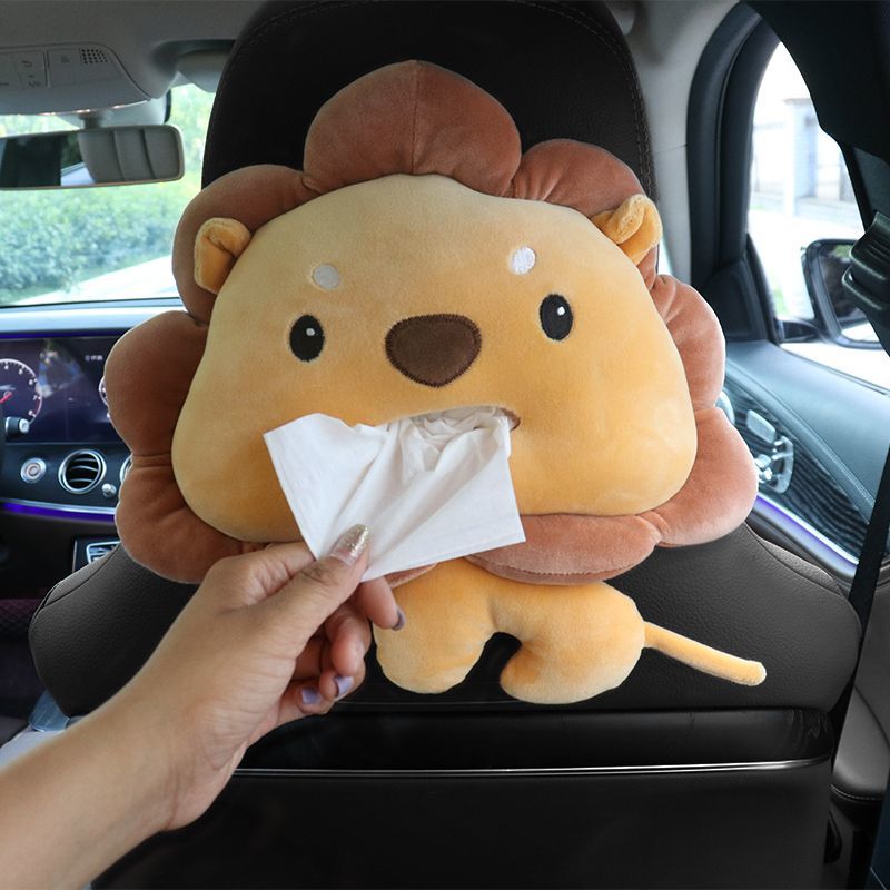 车载纸巾盒汽车好物抽纸盒袋车用车内装饰大全挂式公仔内饰用品可