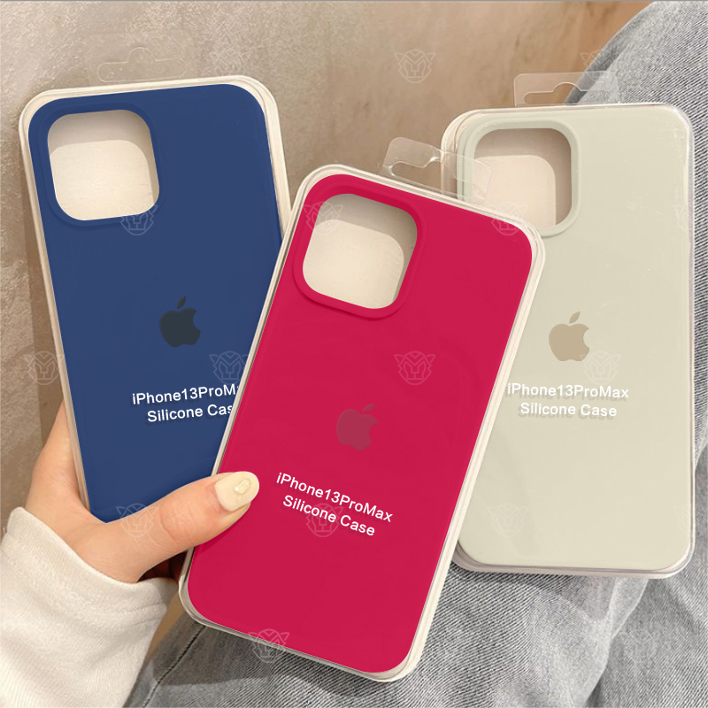 玫红色适用苹果15液态硅胶iPhone14promax女13高级感12防摔手机壳