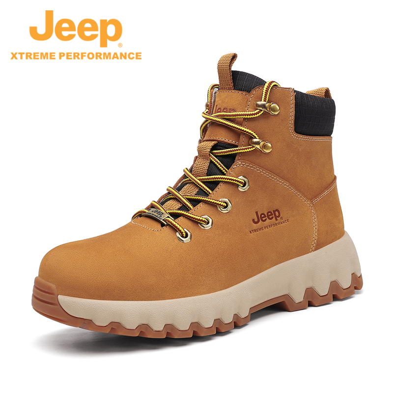 JEEP/吉普新款马丁靴户外头层皮撒哈拉系列登山徒步旅游鞋潮91139