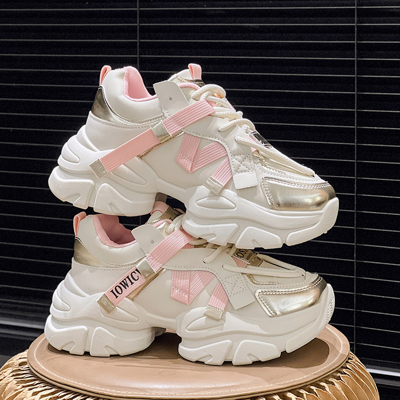 网红小众时尚休闲百搭加绒VS单里老爹鞋女2023年韩版新款女鞋潮TT