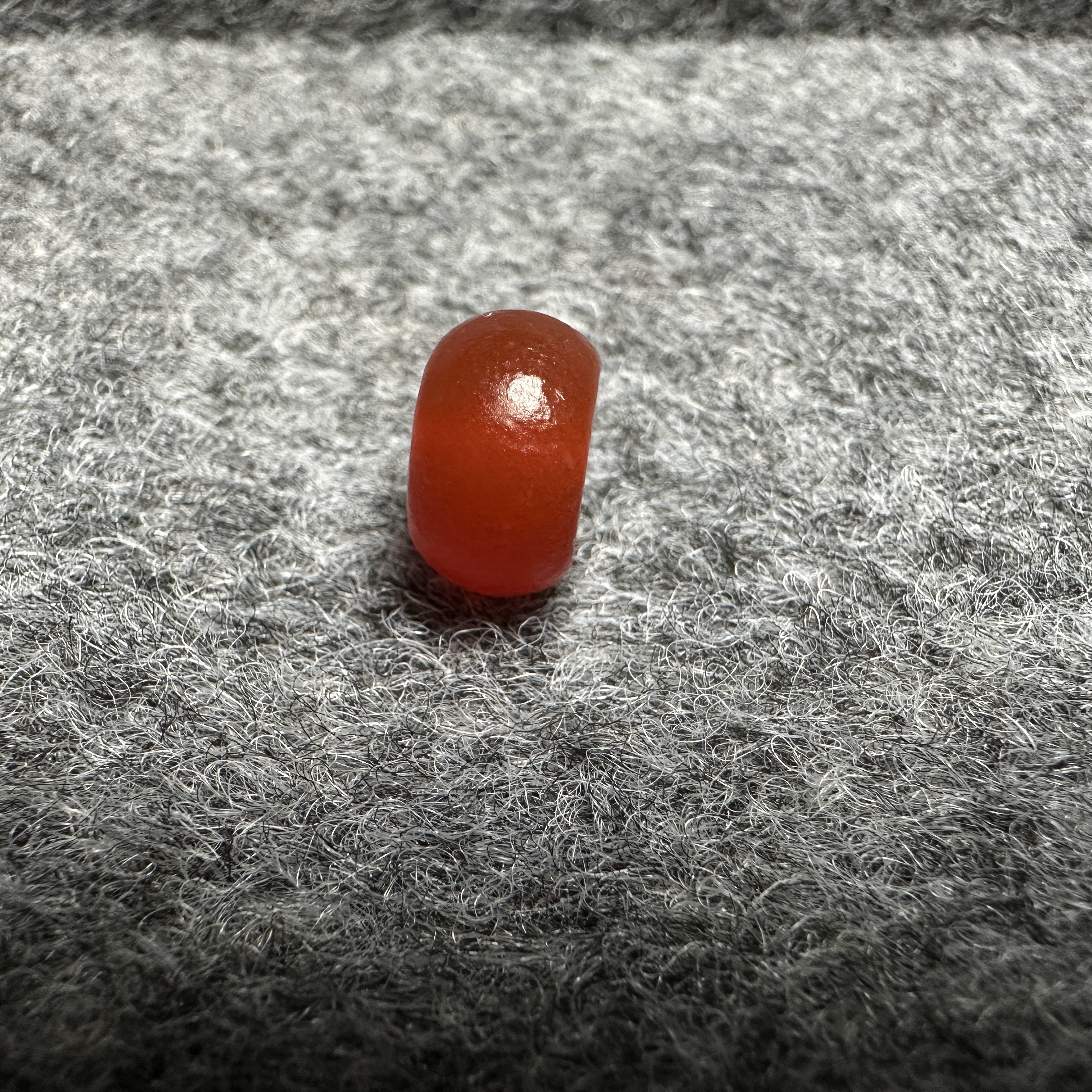 老甘南焦糖玛瑙精工算盘珠厚墩珠尺寸11+*7mm多样性发货发其一