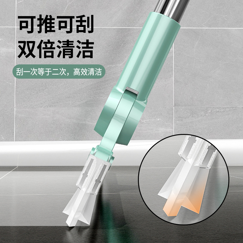 硅胶刮水器家用卫生间地刮浴室地板玻璃刮水神器扫发扫水魔D19