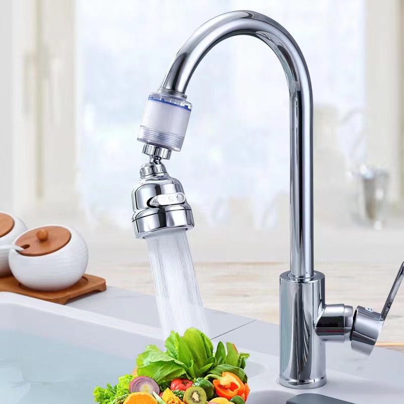 家用厨房水龙头过滤器净水器起泡器节水增压防溅水头滤水器旋转