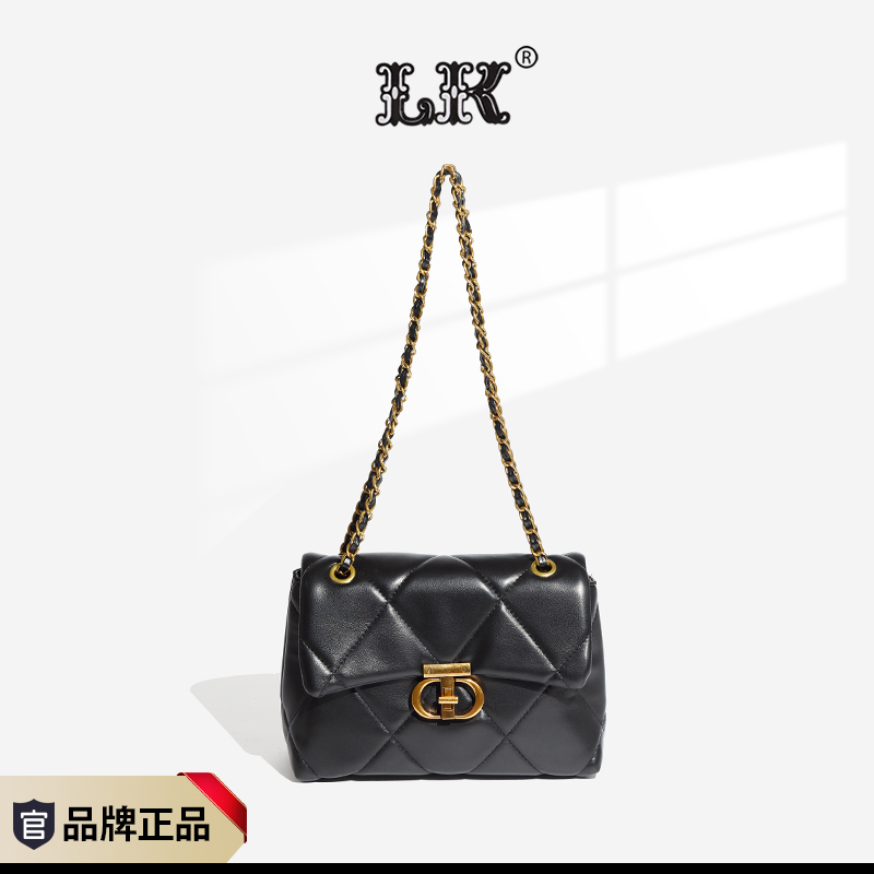 时尚百搭新款秋冬女士百搭菱格手提斜挎包048