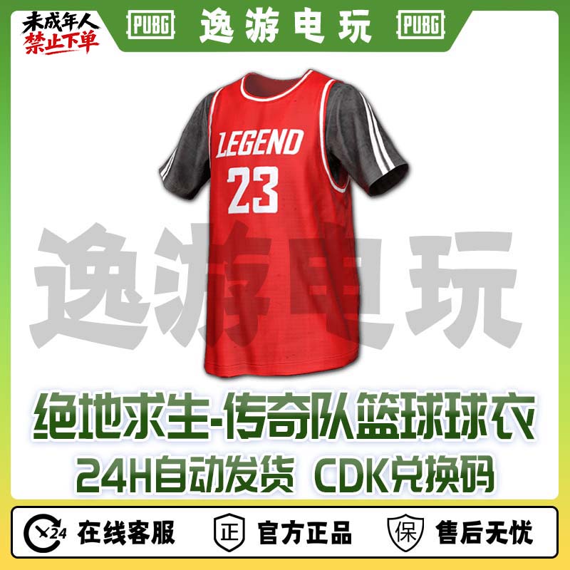 steam绝地求生PUBG皮肤传奇队篮球球衣CDK兑换码