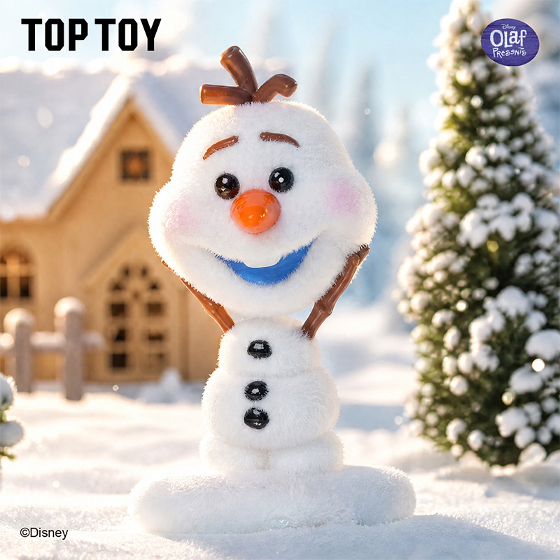 TOP TOY 迪士尼-冰雪奇缘顽皮雪宝系列手办盲盒潮玩公仔礼物
