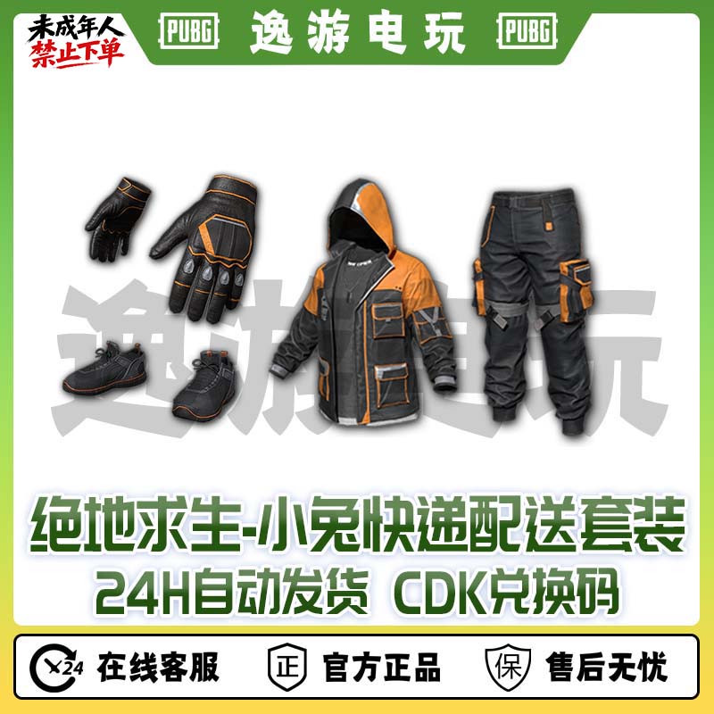 绝地求生PUBG皮肤CDK小兔快递配送套装CDK兑换码