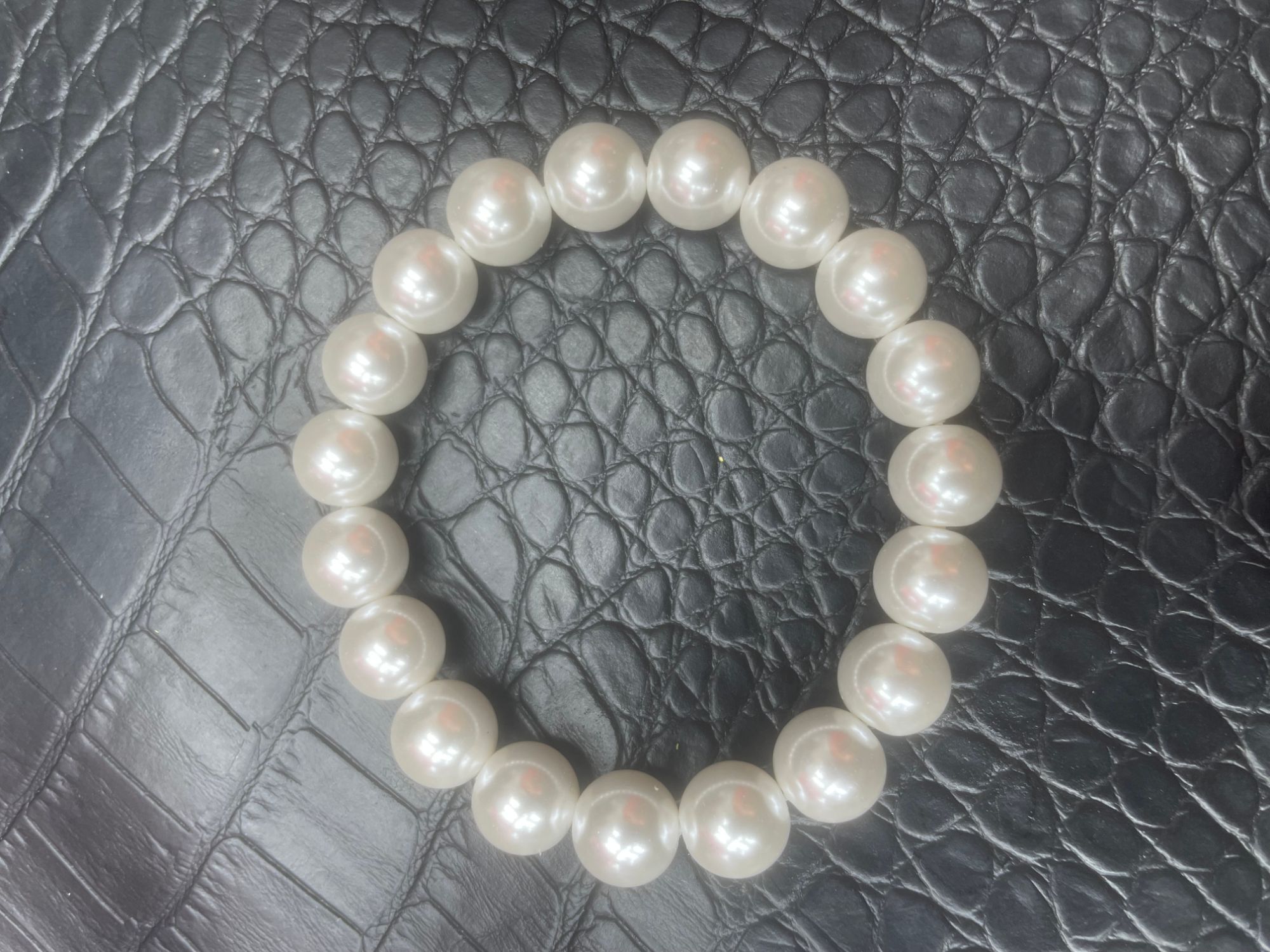 珍珠A172  白色手串 男女同款时尚百搭