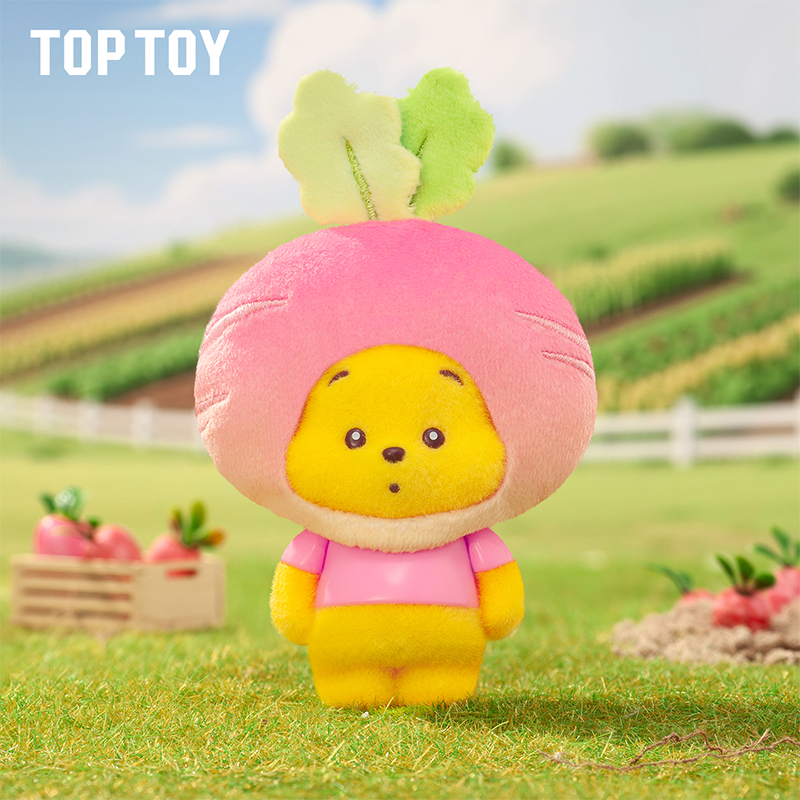 【TOPTOY】迪士尼小熊噗噗噗噗小小果圃潮玩盲盒玩偶公仔背包挂件