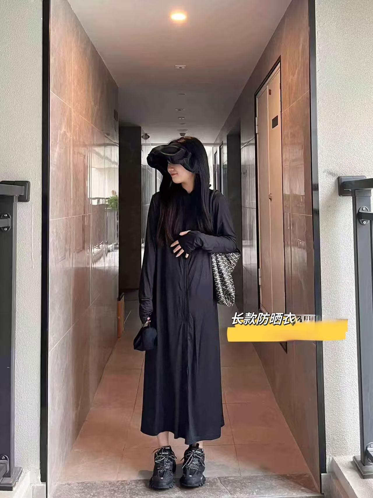 夏季新款大码5519款防晒衣长款户外透气薄款冰丝凉感外套