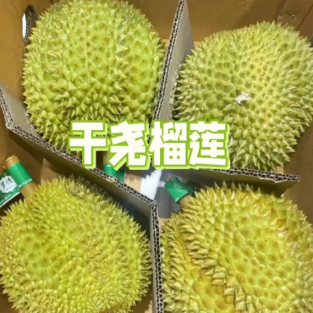 (琪玲优选)干尧A级新鲜手选大果整箱3粒(核大14-15斤）干尧越南社会主义共和国