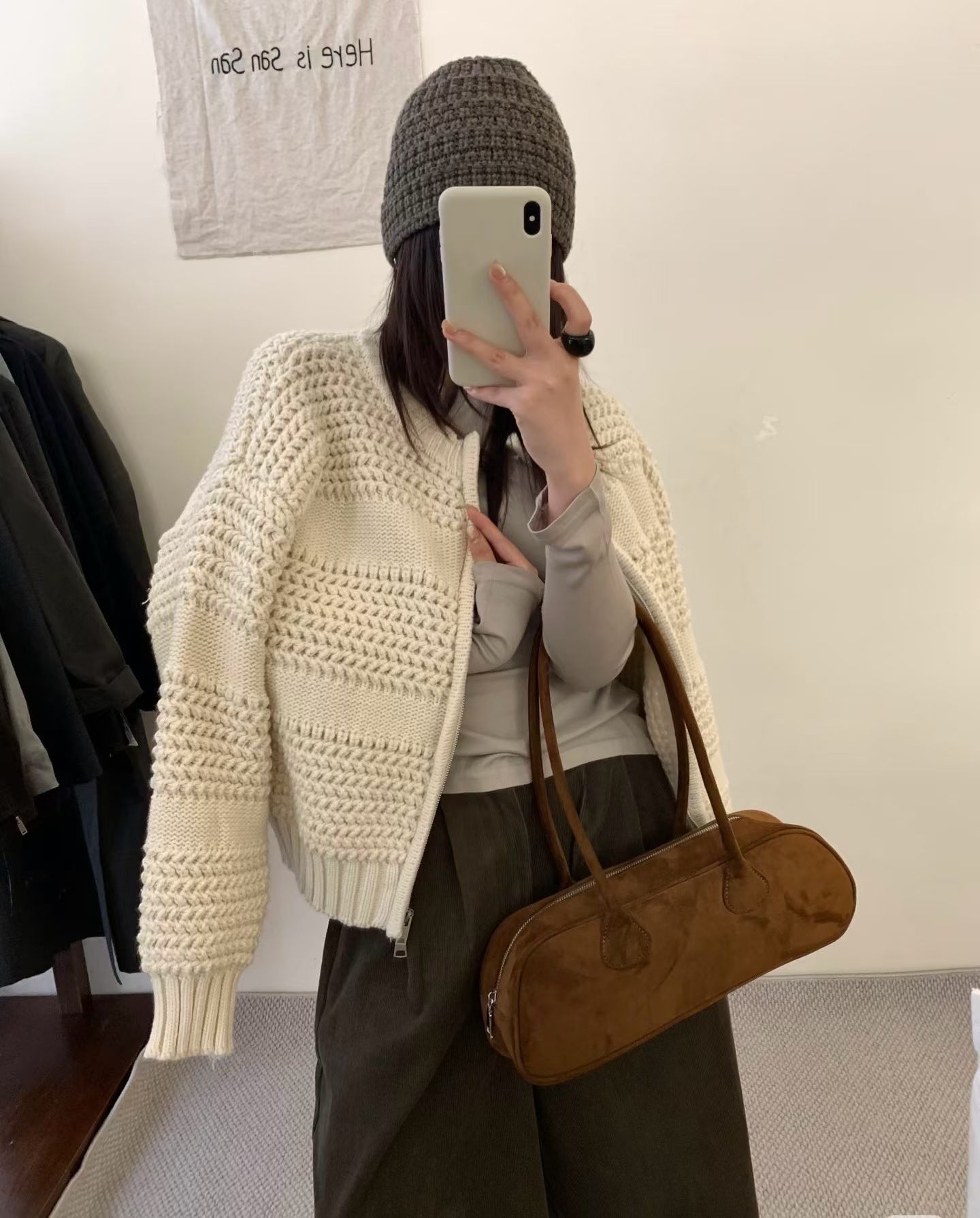 【G001-050】Lemon 韩系高级感百搭宽松时尚针织毛衣