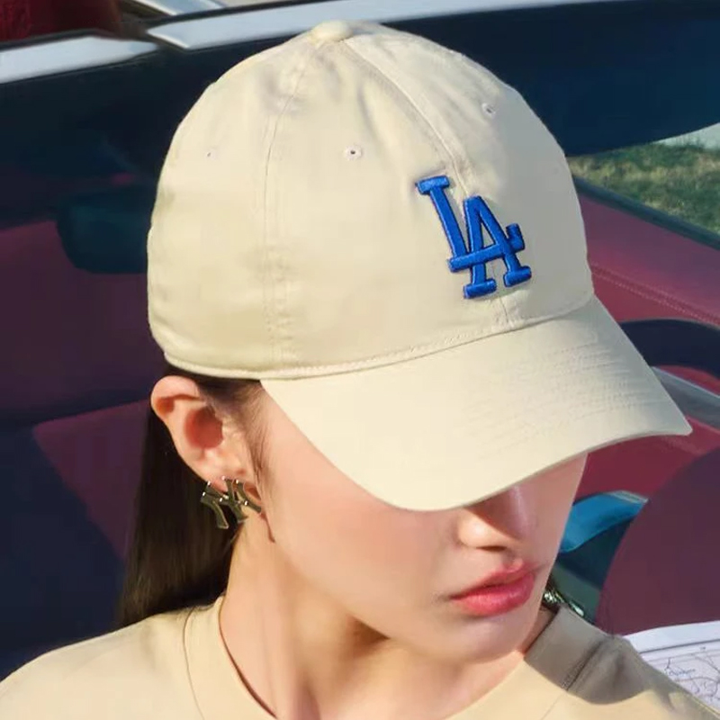未使用  MLB软顶小标NY运动LA休闲时尚鸭舌帽棒球帽男女CP66