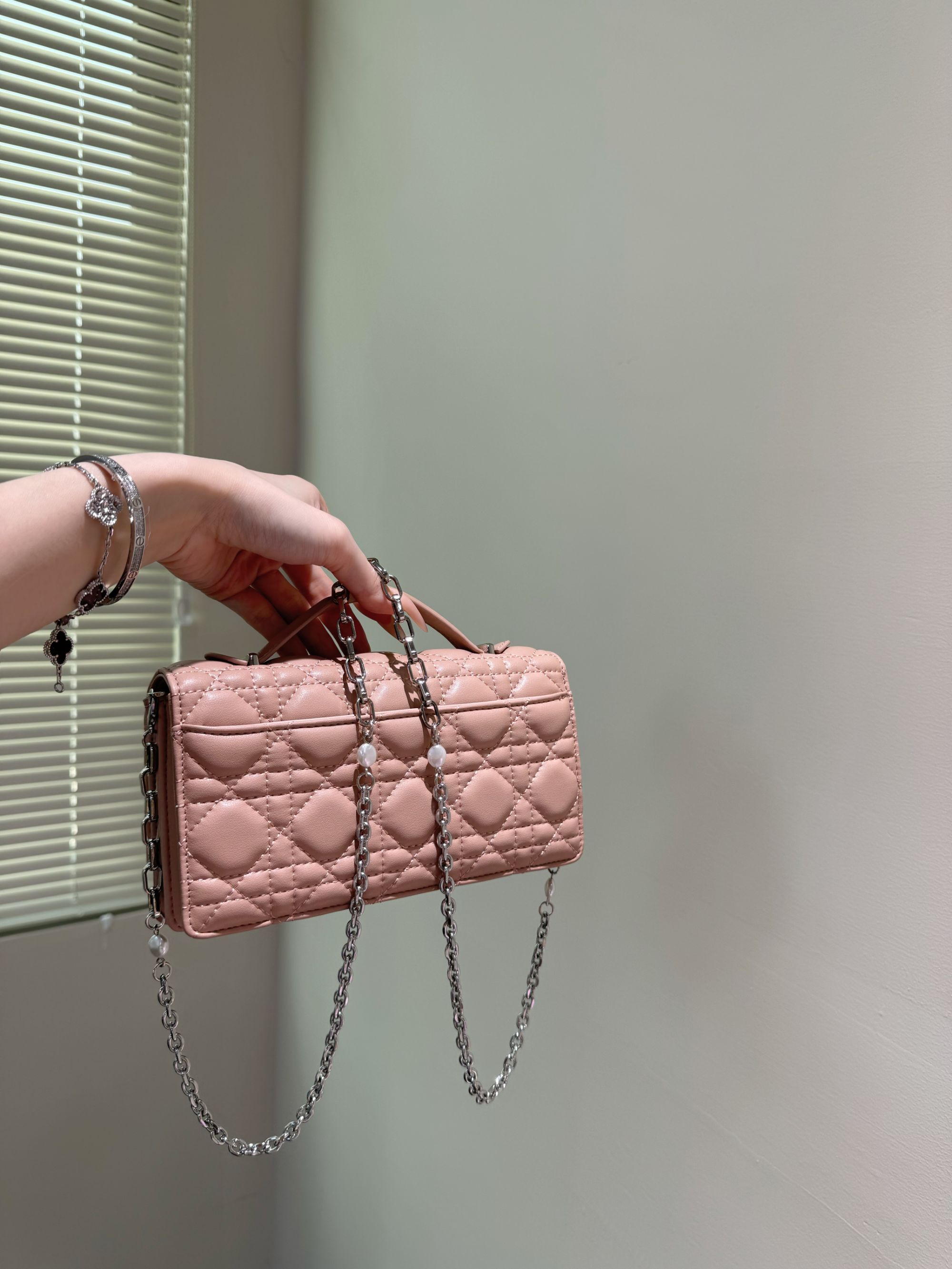 MIAO【藤格纹】链条托特包（无公仔挂件）