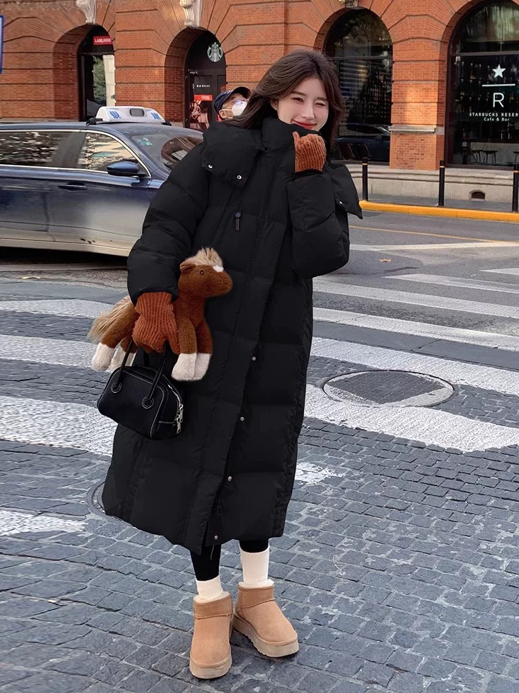 乌漆嘛黑 不退货冬季新款女装加厚外套