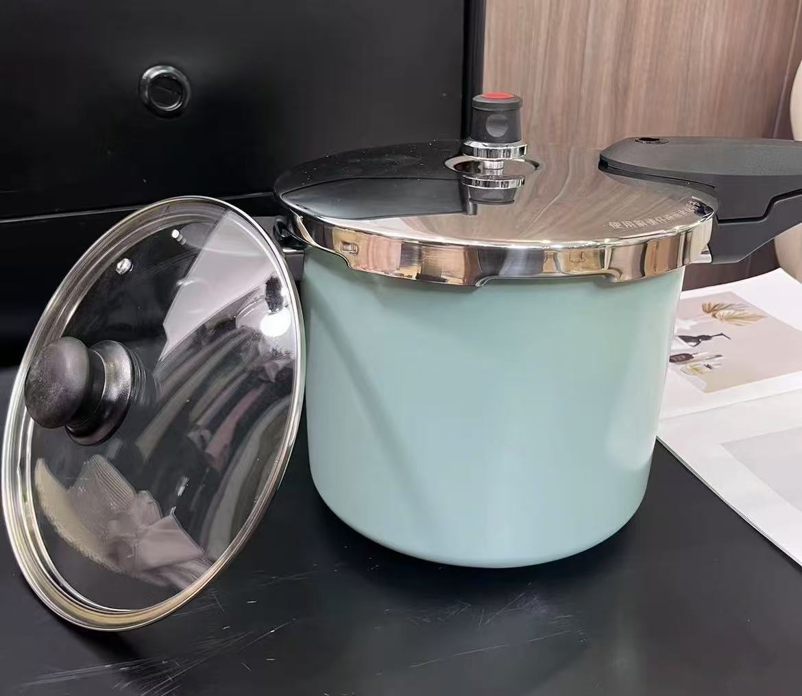 6L高压锅安全压力双盖