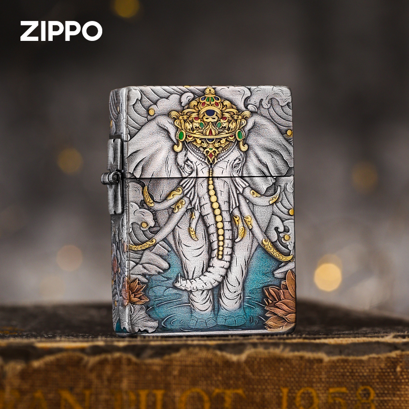 ZIPPO/之宝Zippo正品直播专属（1935如意神象）送礼收藏