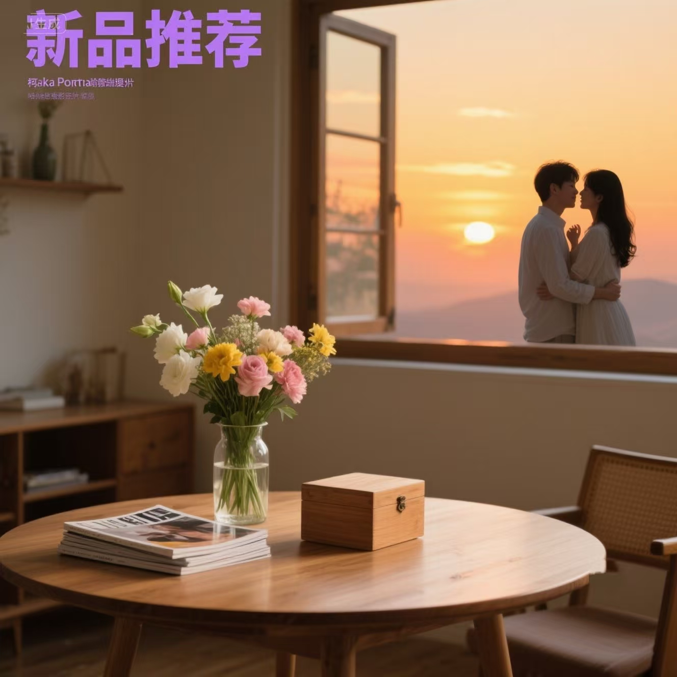 首饰盒/箱 【正品保证】 全面升级 实木竹质翻盖盒子可作首饰收纳盒