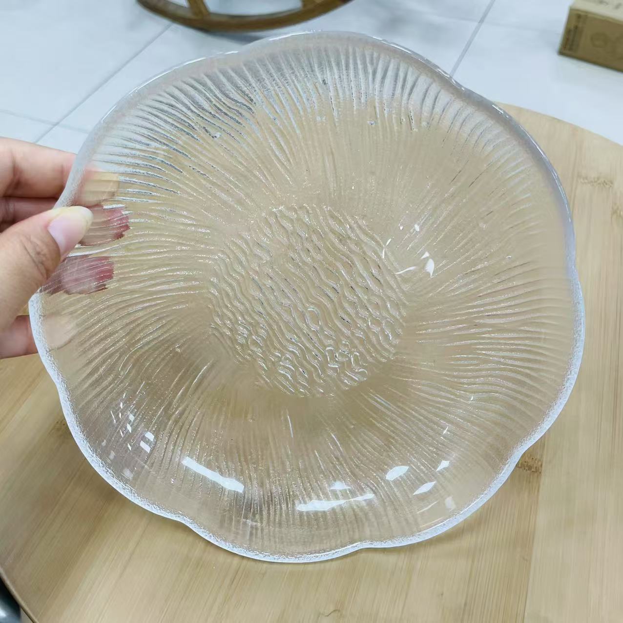 花朵水果盘沙拉盘干果盘单只19cm*3cm