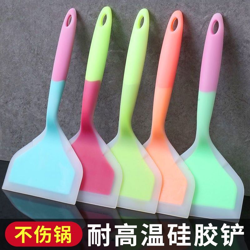 烙饼硅胶铲子不粘锅玉子烧专用不伤锅煎铲油刷耐高温家用煎饼锅铲