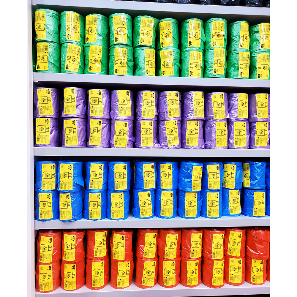 加厚手提背心式垃圾袋45X60cm  8包144个