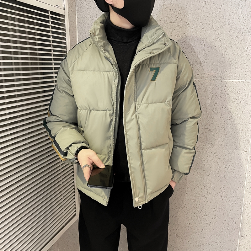 痞帅立领棉衣男士冬季2023新款高级感加厚棉服外套男装保暖面包服