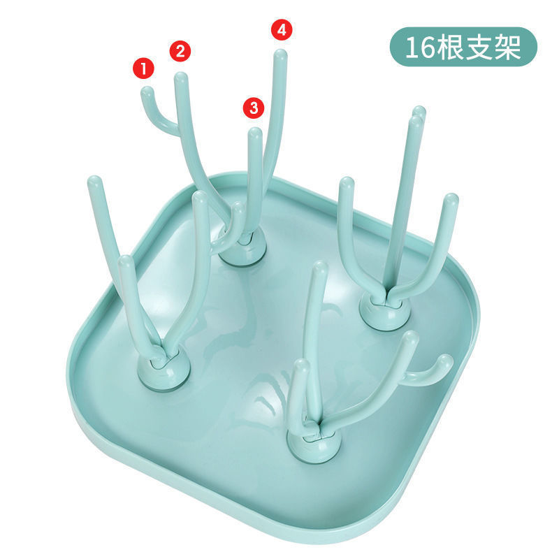 婴儿奶瓶沥水架便捷晾干架子置物架挂放沥干器宝宝水杯干燥架支架