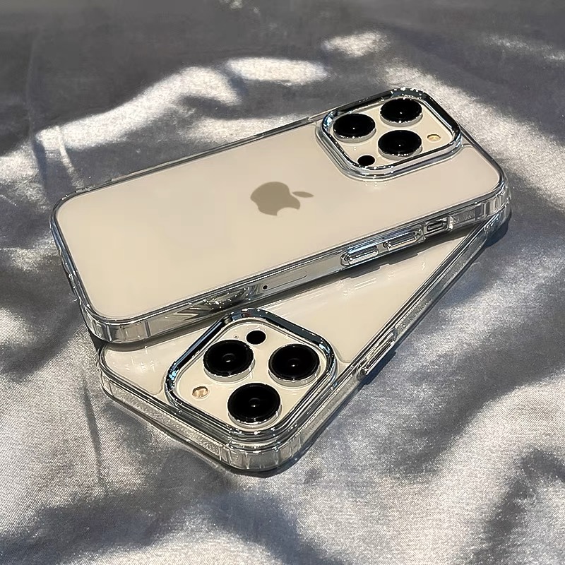 高级感金属框苹果13手机壳iphone15/14promax防摔11高颜值12套女x