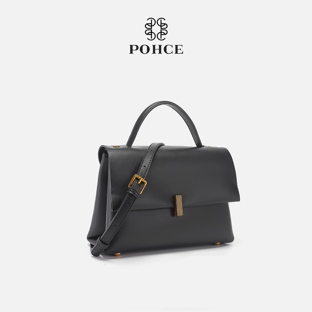 POHCE 2023新款高级感单肩包手提包百搭斜挎包包23613
