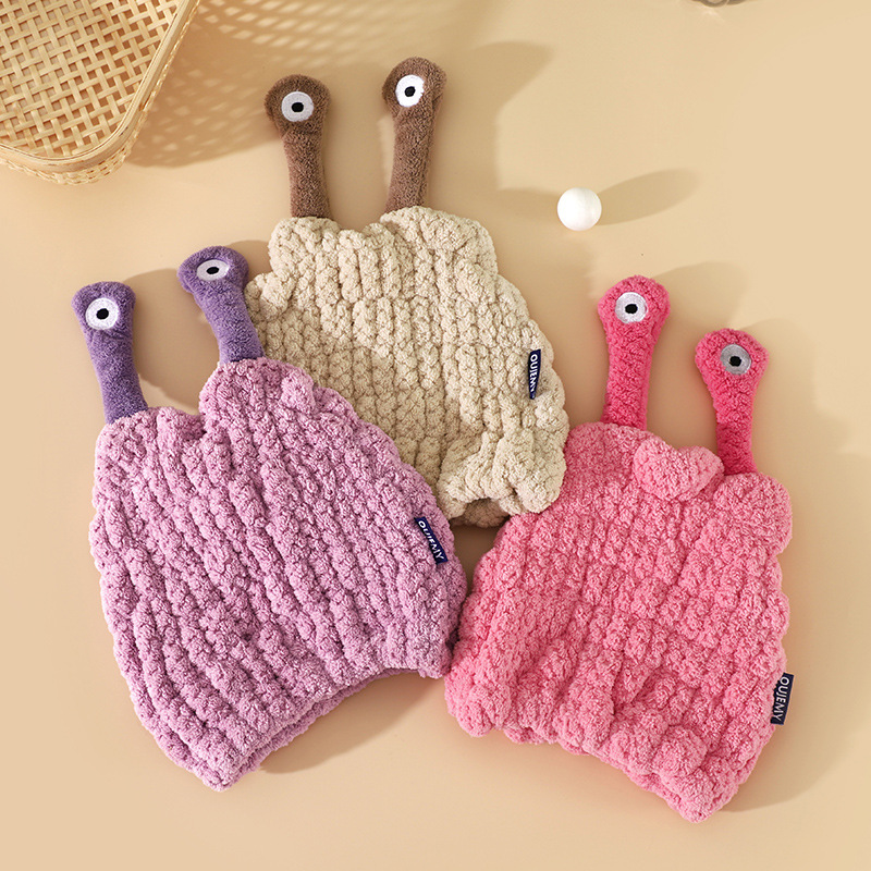 儿童干发帽男女童吸水速干可宝2023新款洗包头巾擦头发加厚毛巾