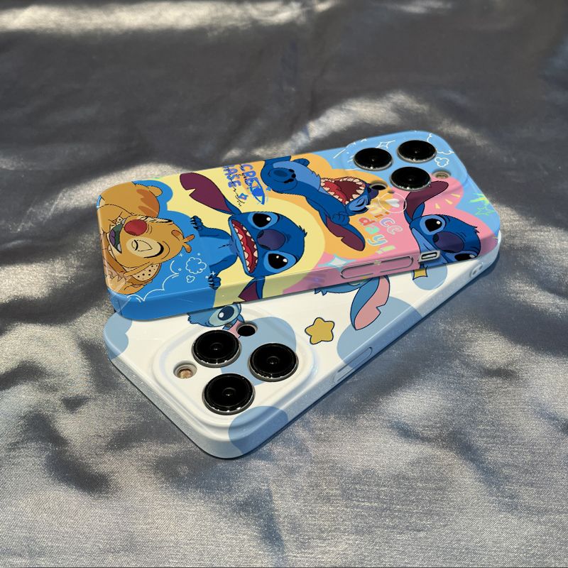 【苹果/华为/荣耀/小米/oppo/vivo】卡通涂鸦史迪仔菲林卡通手机壳