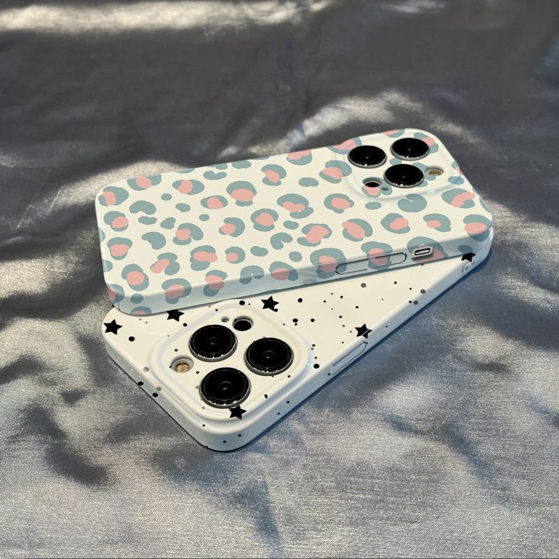 【苹果/华为/荣耀/小米/oppo/vivo】小清新豹纹菲林全包手机壳