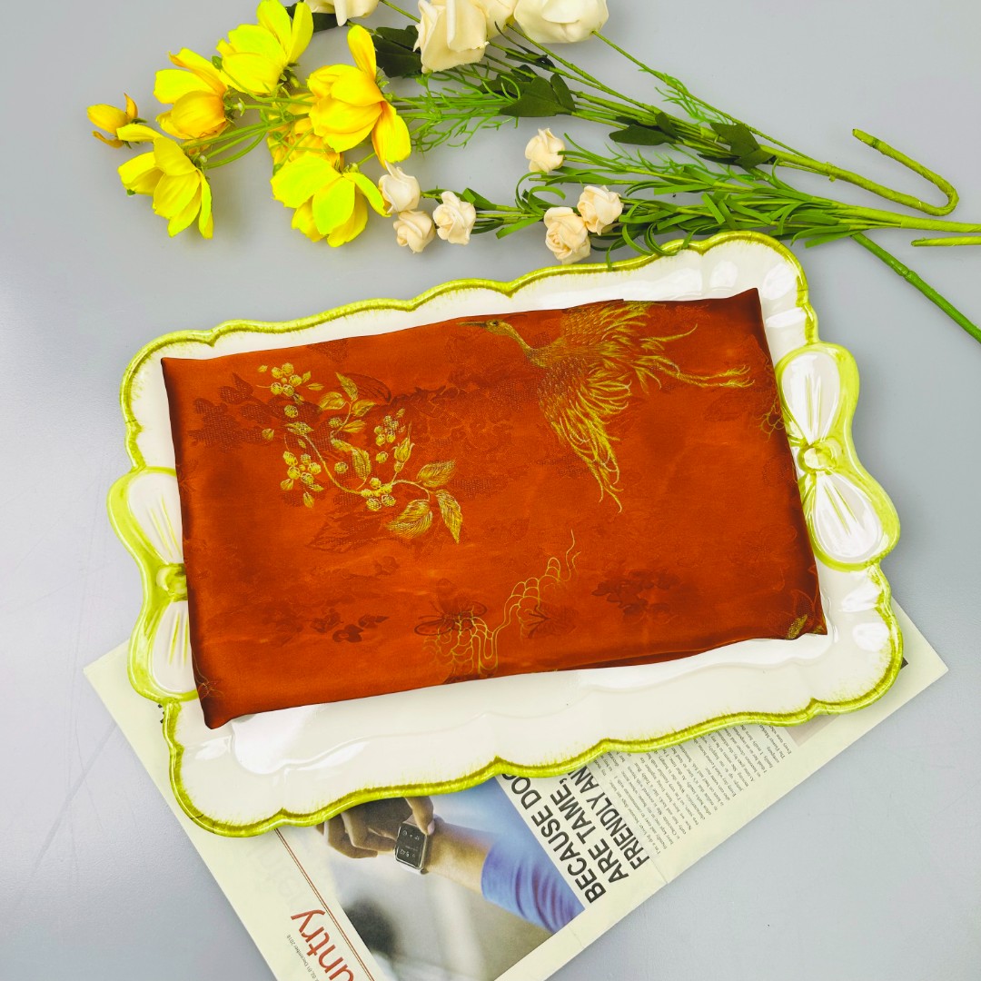 【凤凰于飞新号宠粉专享】香云纱提花面料 尺寸（0.7米*1.8米）