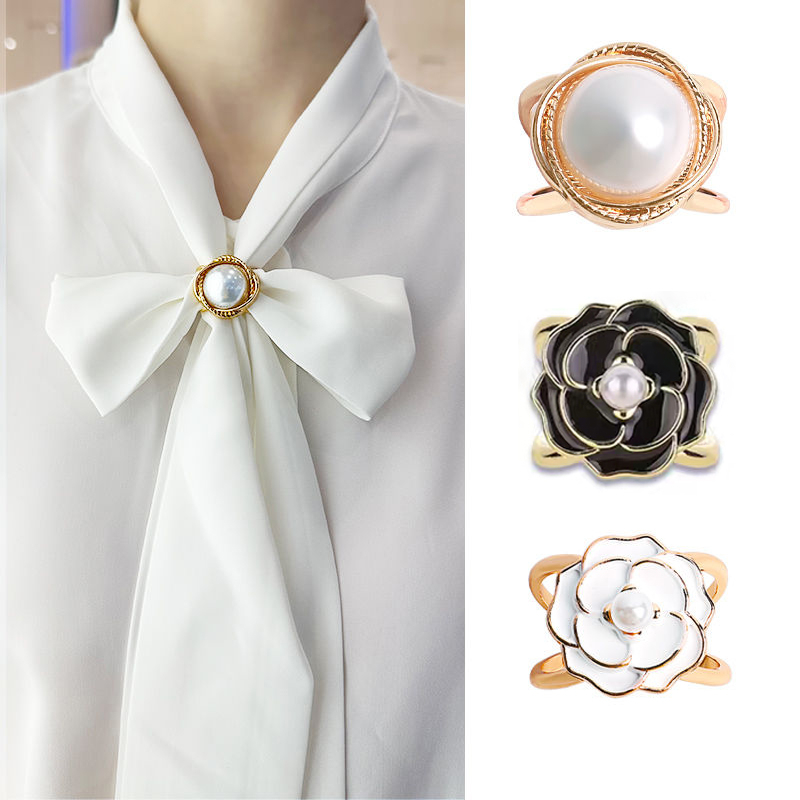 免单0.01起合金胸针万能搭配丝巾扣环蝴蝶结衬衫飘带扣小方巾固定