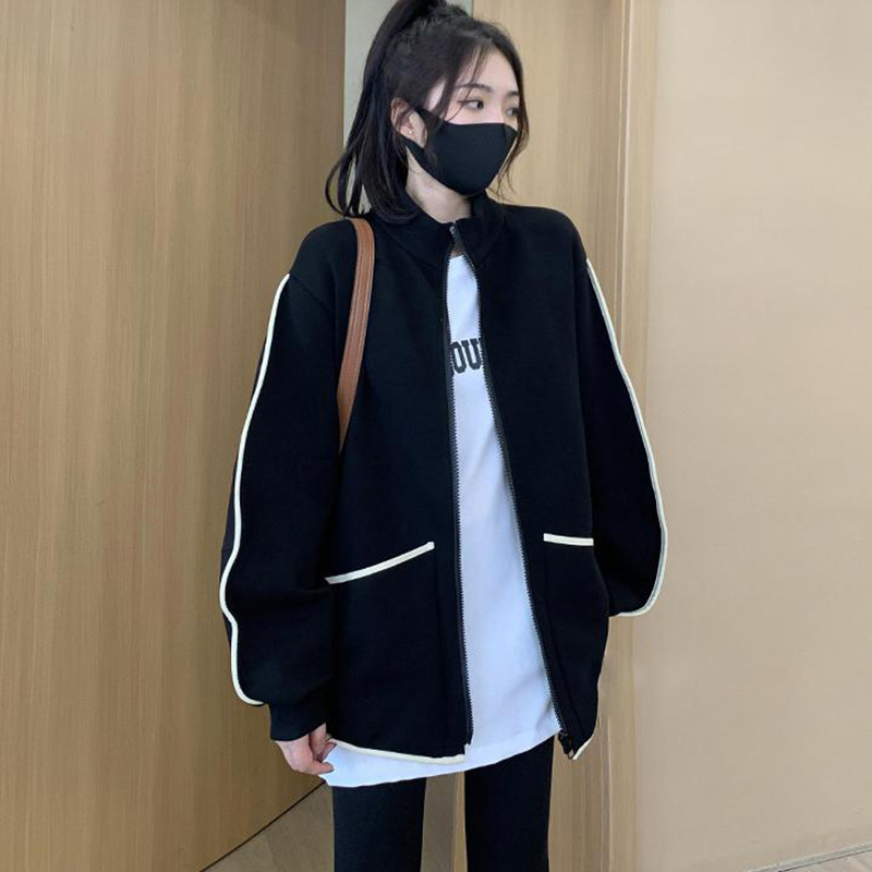 外套女春秋2023新款爆款美式复古小个子上衣休闲运动高级感棒球服
